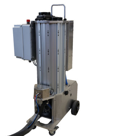 Máquinas para Chorro y Limpieza con Hielo Seco